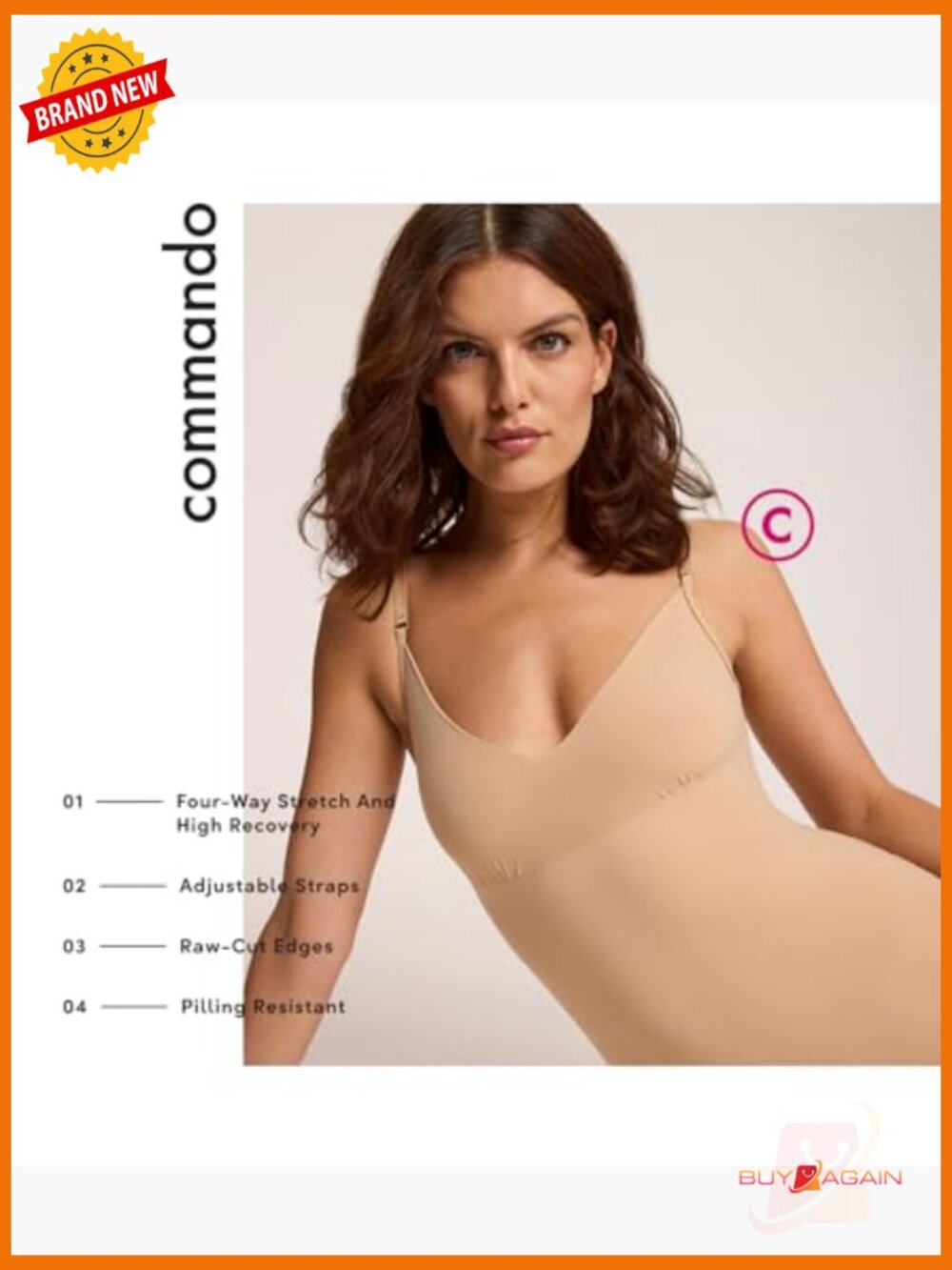 Classic Control Bodyshorts Size XS Smoothing Shapewear Nylon Elastane - Picture 3 of 6